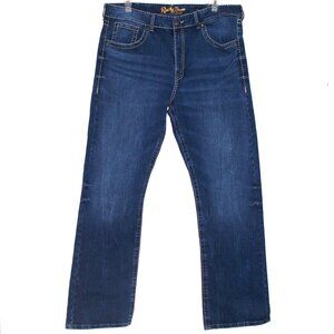 Wrangler Rock 47 Men  Blue Jeans Size 40 X 35 Slim